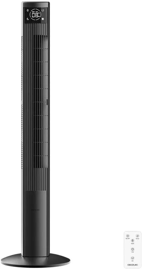 Ventilatore Cecotec - colore Grigio - con telecomando, con timer, con display digitale - 45 W, 119 cm
