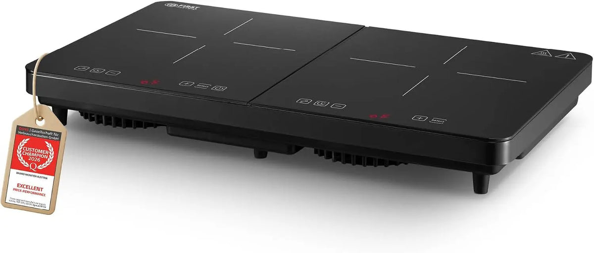 Piano cottura a induzione TZS - con timer, a LED, portatile - 3500W