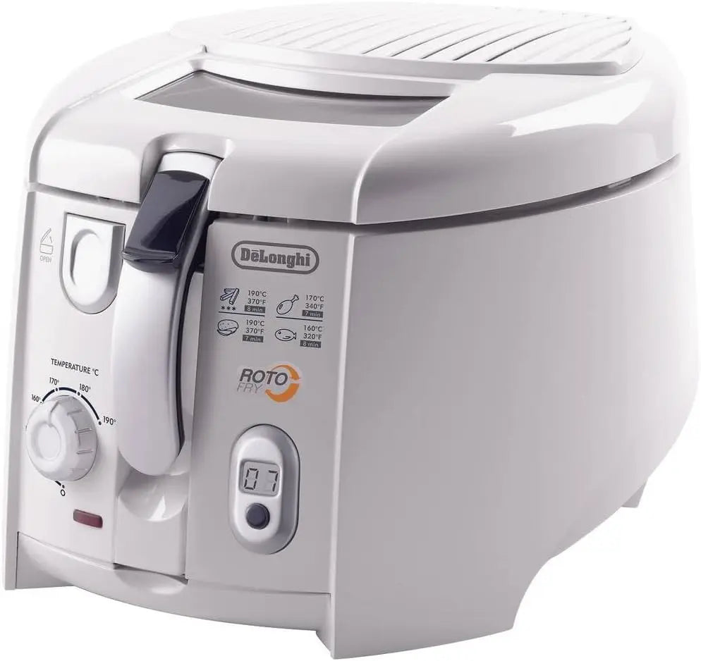 Friggitrice elettrica De'Longhi F28533.W1 - colore Bianco - 1800 W, 1.3 Litri