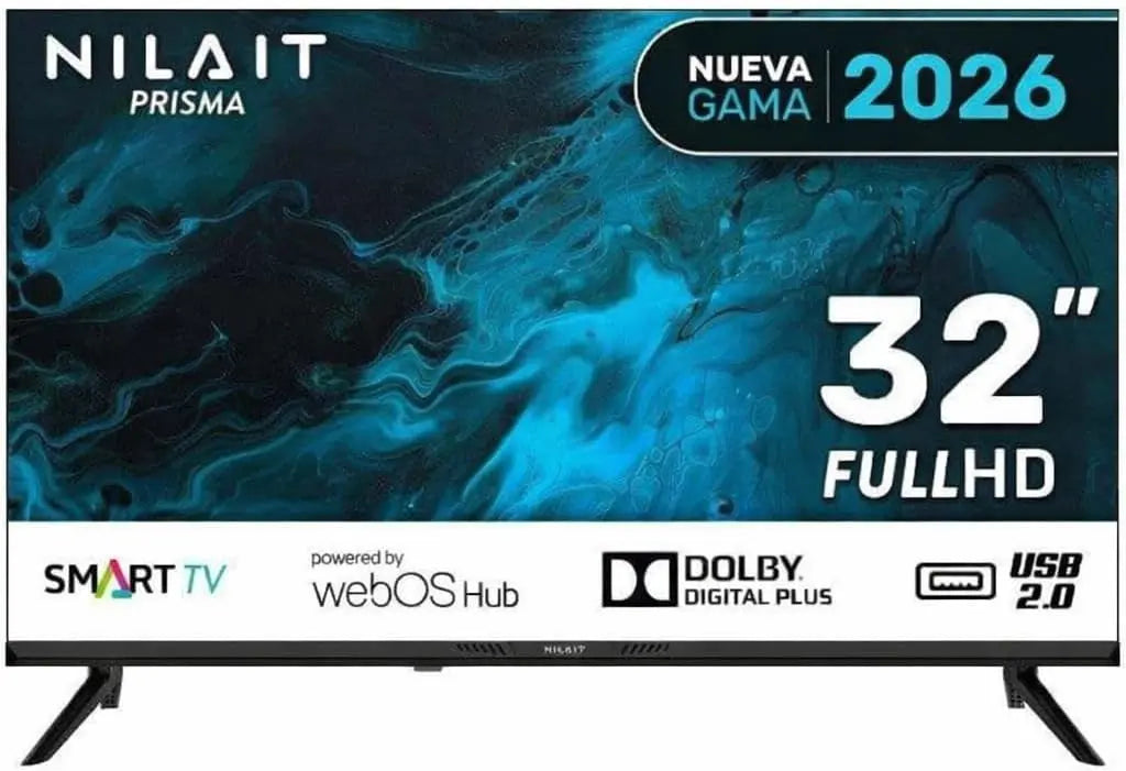 Televisore Nilait - con Wi-Fi, a LED, con controllo intelligente - 32 Pollici