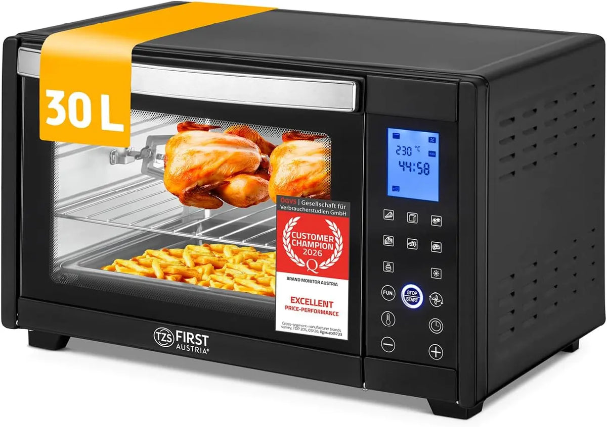 Forno elettrico TZS - con timer - 1600W, 30L