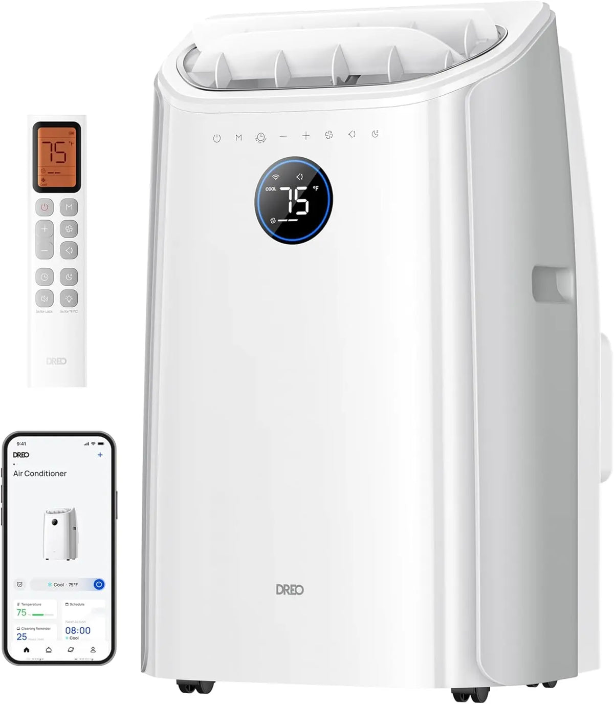 Climatizzatore portatile DREO - con timer, portatile, silenzioso - 000 BTU