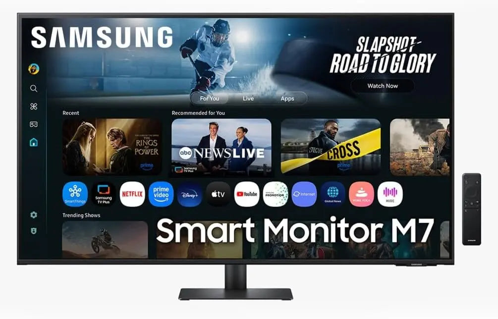 Monitor Samsung - con Wi-Fi, con telecomando, con controllo intelligente