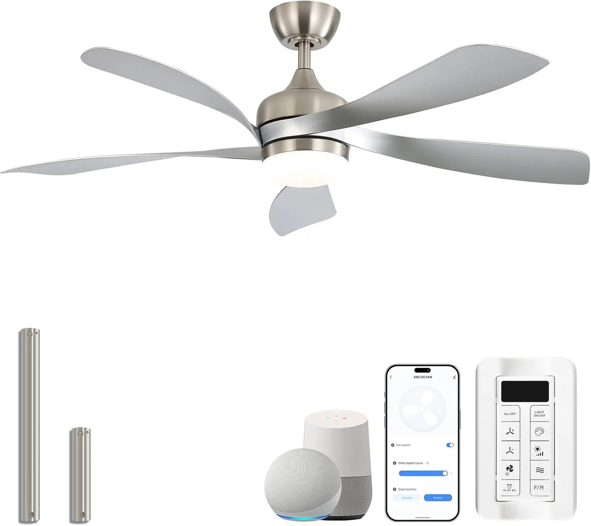 Ventilatore da soffitto Sofucor - con telecomando, con controllo intelligente