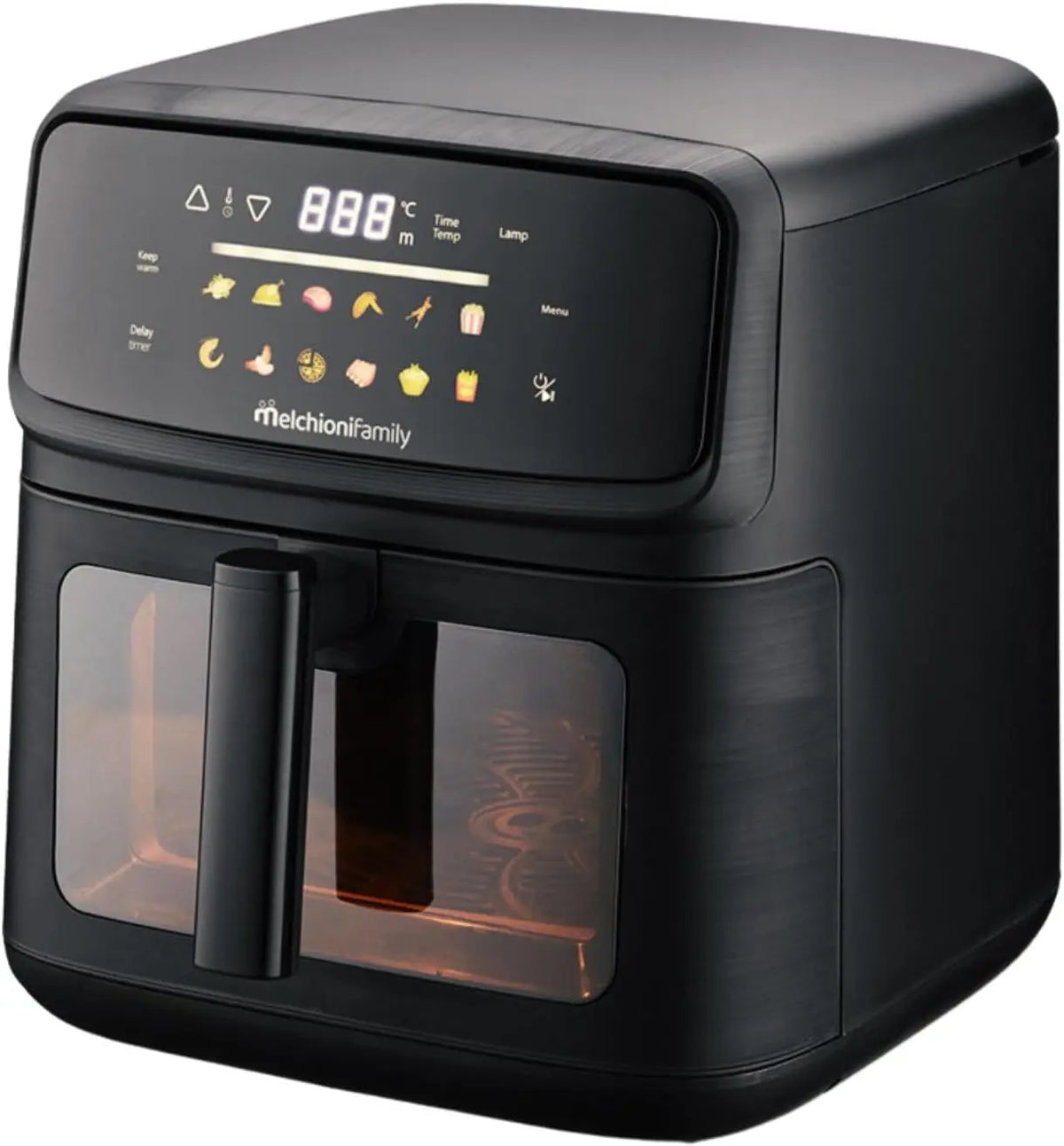 Friggitrice ad aria Melchioni - colore Nero - con display digitale - 2100w