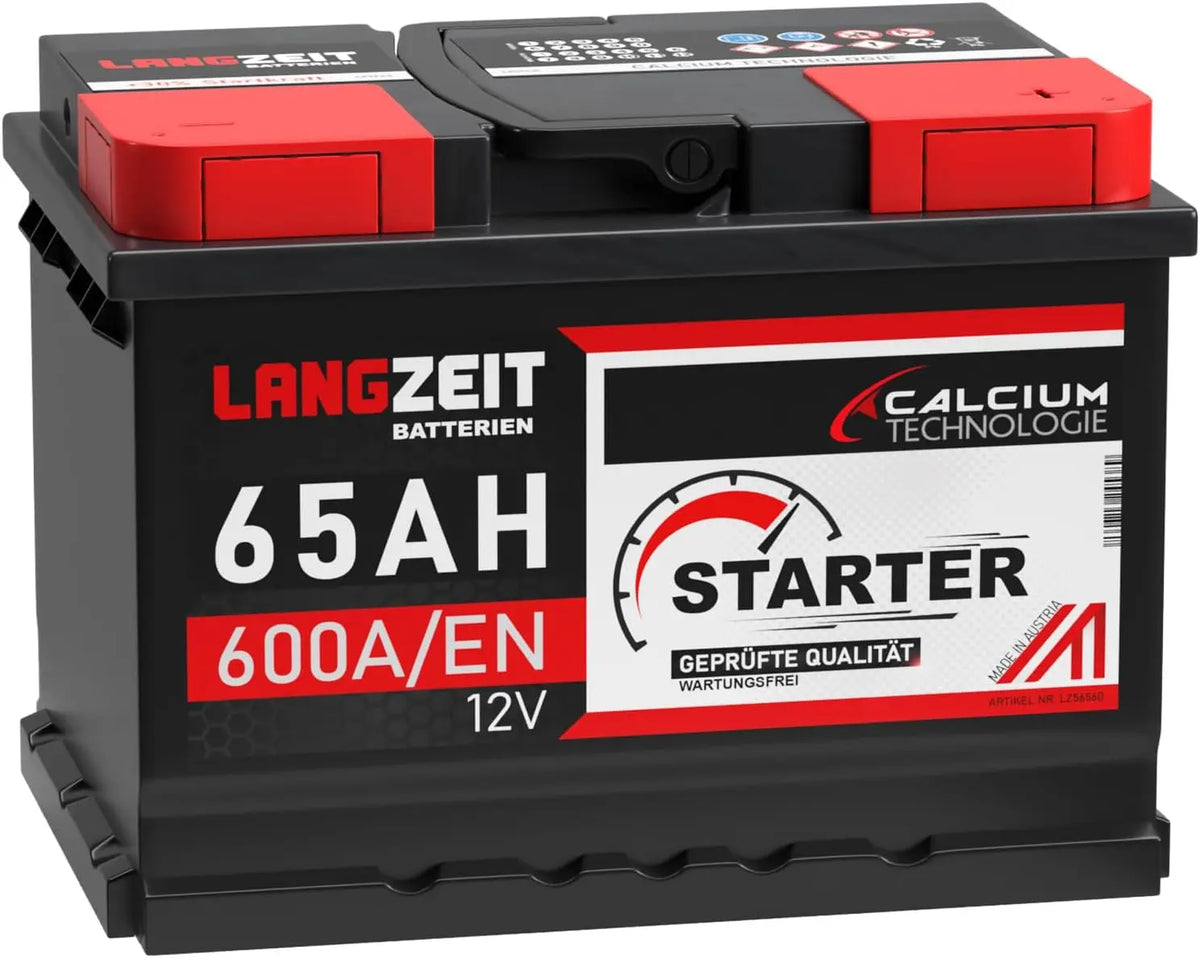 Batteria ricaricabile LANGZEIT - 65Ah, 12V, 60Ah
