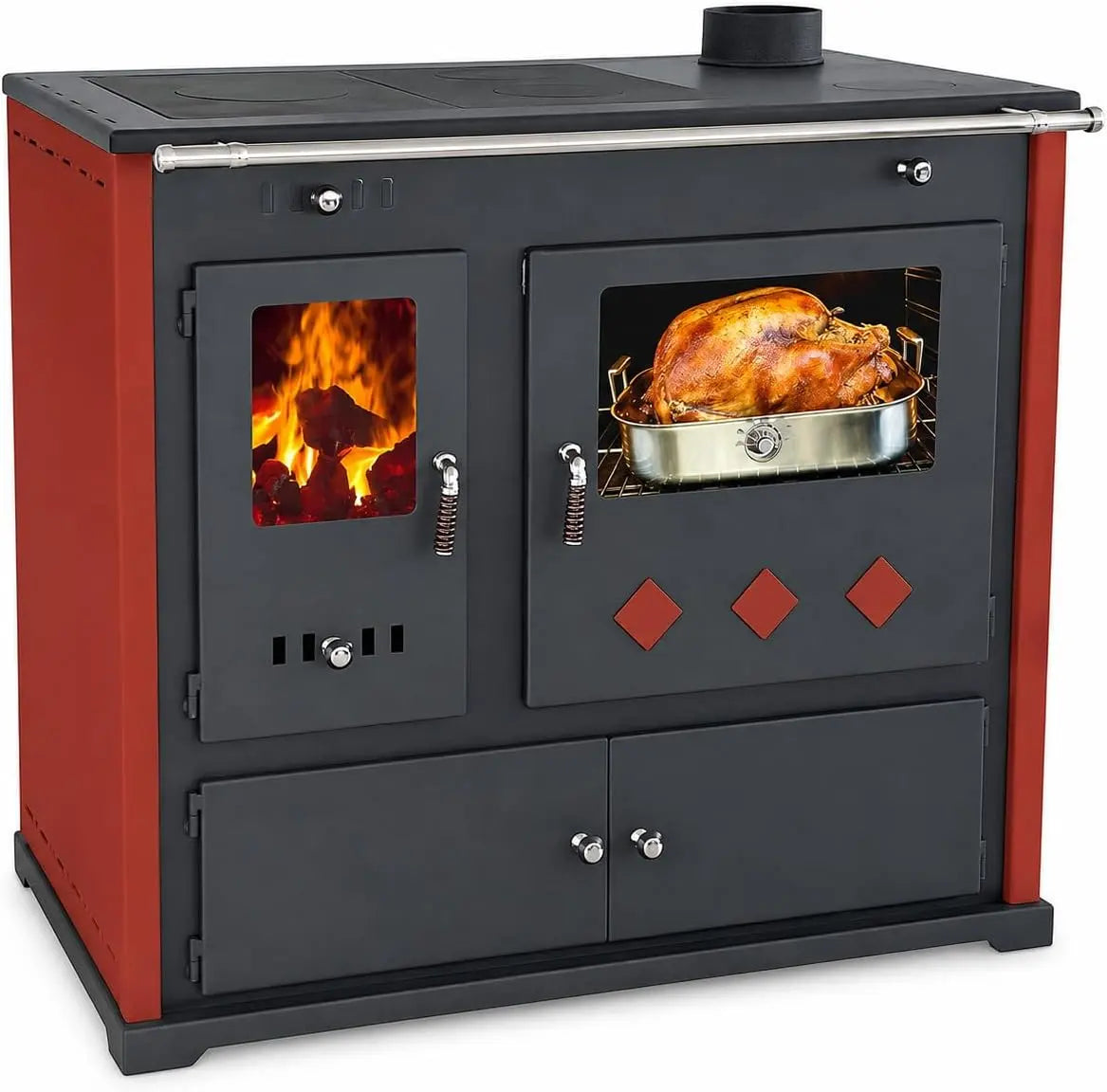 Riscaldatore elettrico EEK - colore Rosso