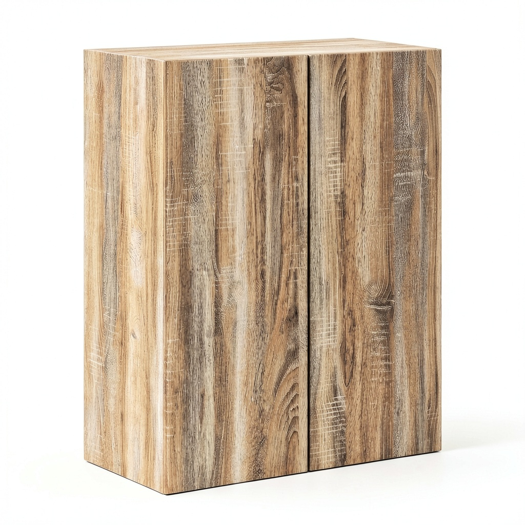 Mobile TV sospeso moderno in rovere Sonoma con 2 ante, 59,5x31x80 cm