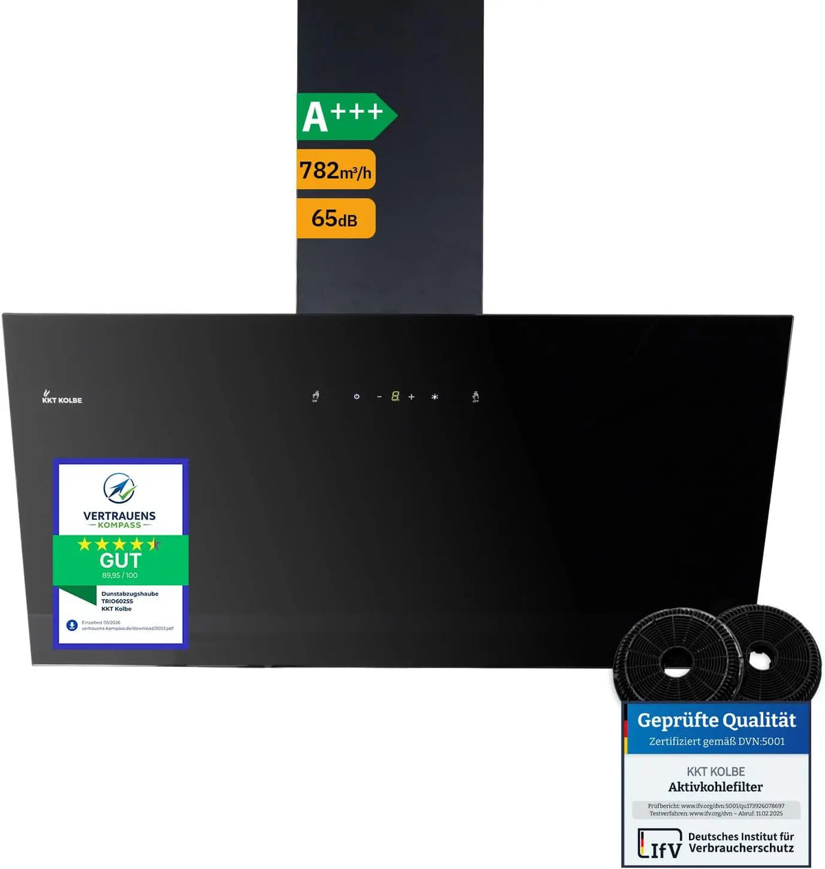 Prodotto per casa e tempo libero KKT KOLBE TRIO8025S - colore Nero - a LED - 80 cm