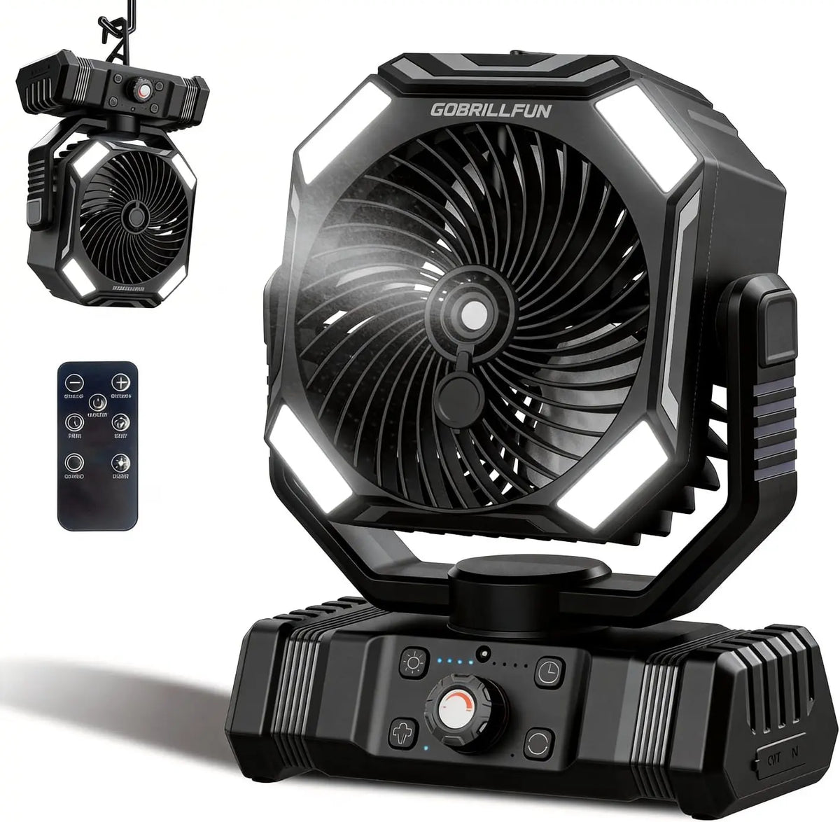Ventilatore - con telecomando, con timer, a LED