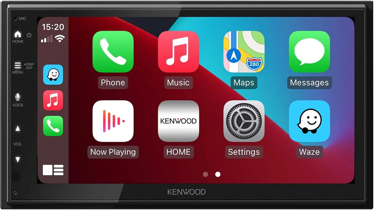 Specchio KENWOOD DMX6523DABS AV - colore Nero - con Bluetooth, senza fili