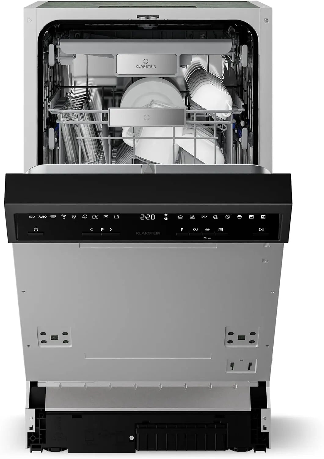 Lavastoviglie Klarstein - con display digitale, silenzioso - 45cm, 42 dB