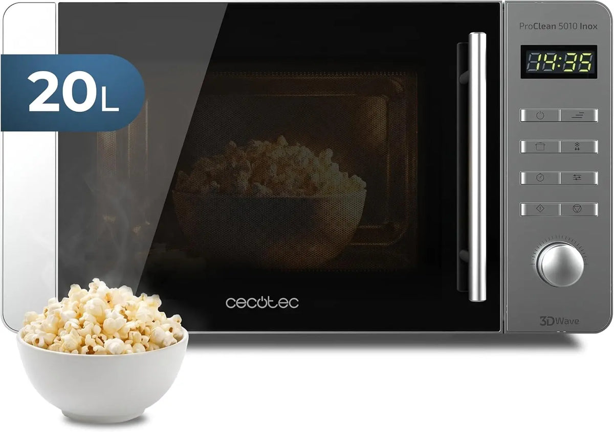 Forno a microonde Cecotec - colore Argento - con timer - 700 W, 20 L