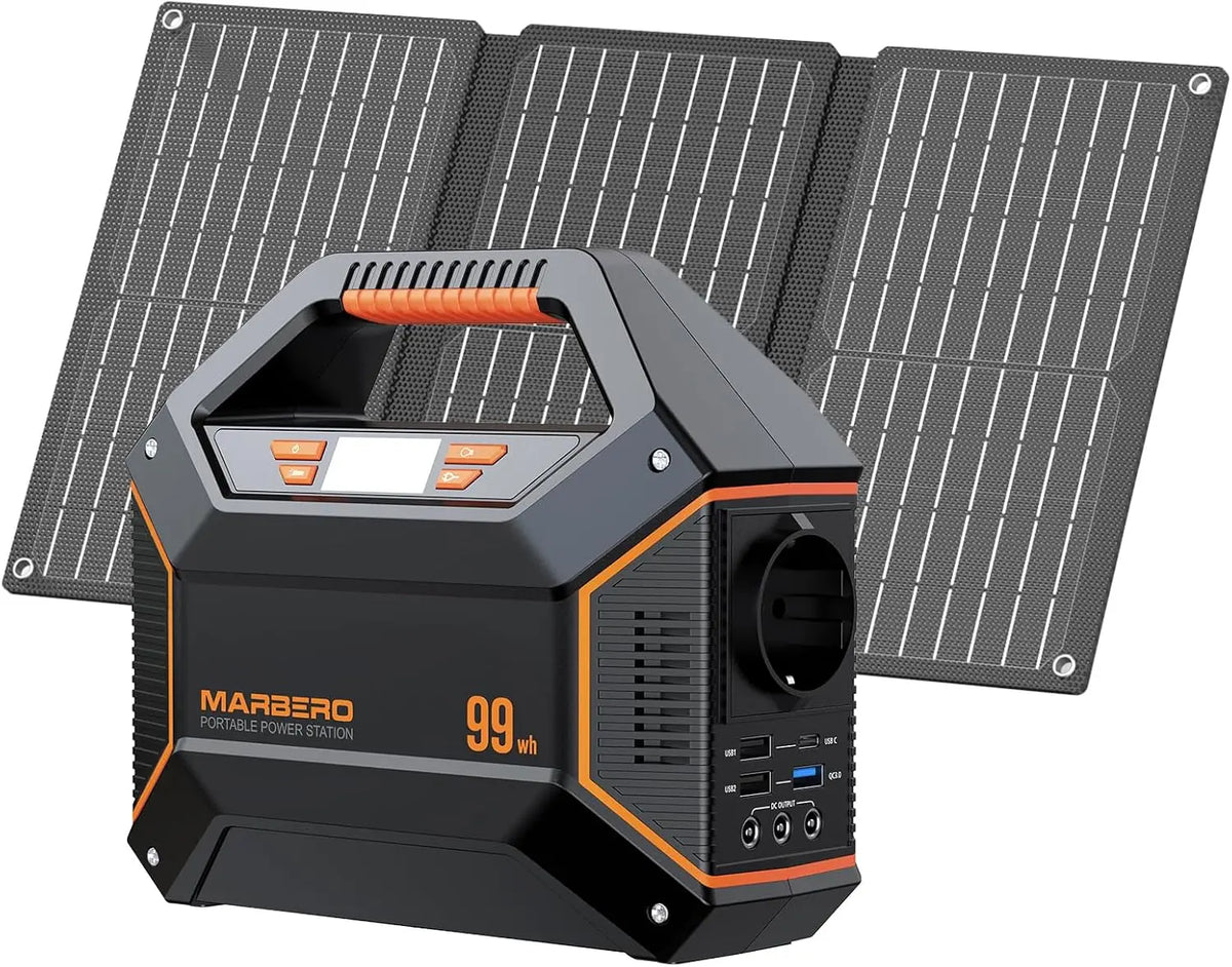 Stazione di alimentazione portatile MARBERO - a LED, portatile - 99Wh, 30W, 150W