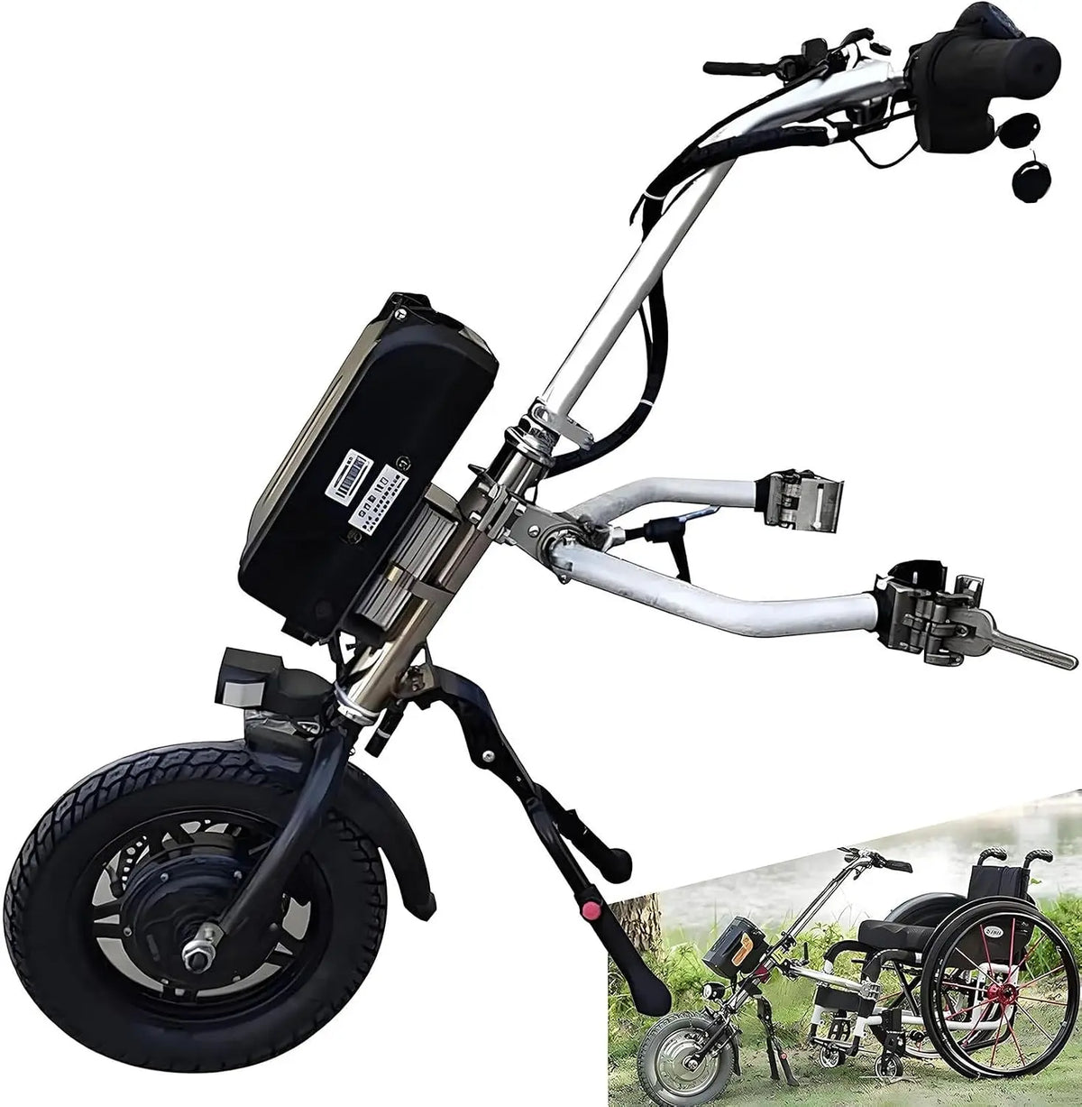 Sedia Handbike - a LED, regolabile - 65km