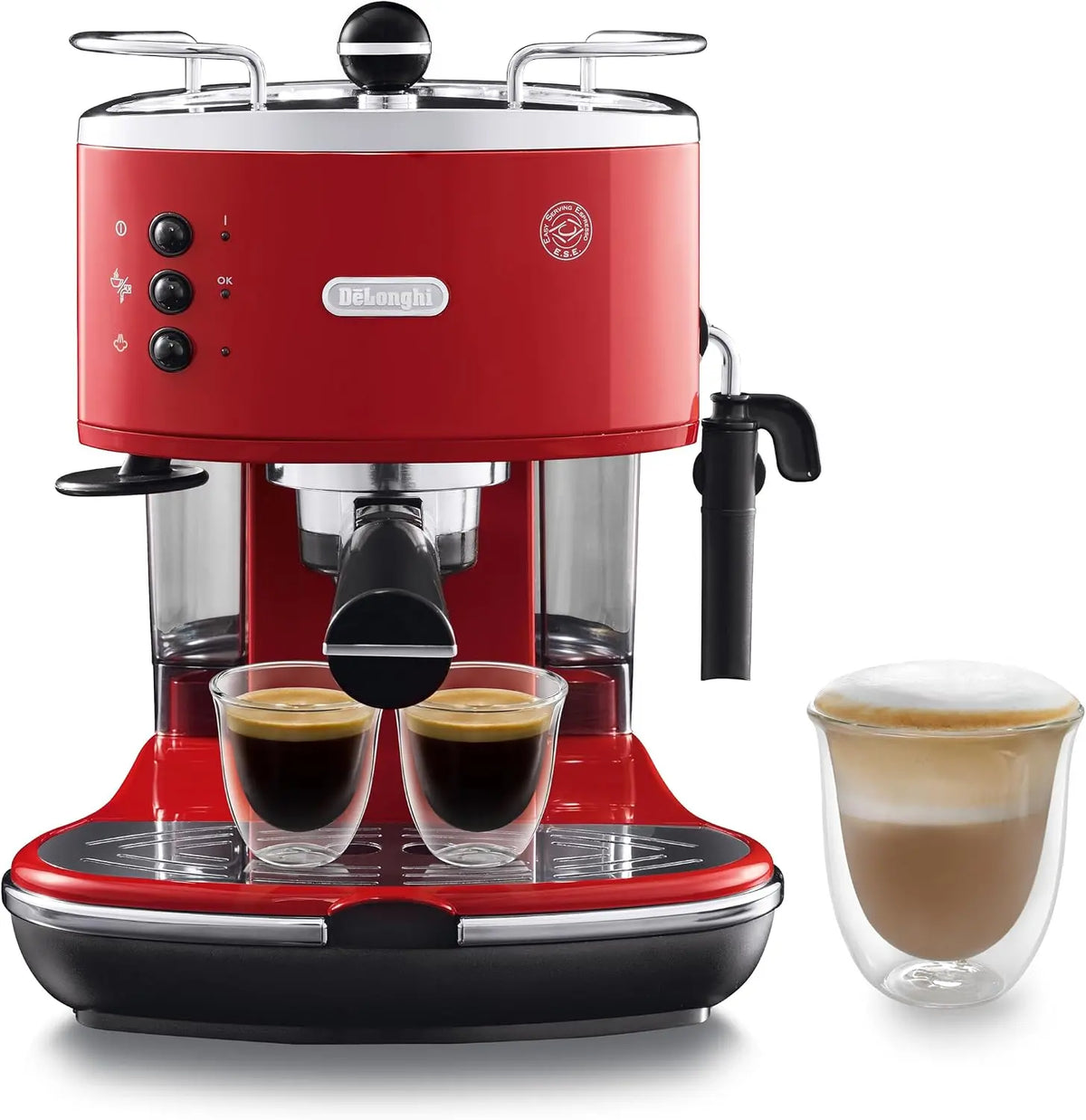 Macchina da caffè De'Longhi ICONA ECO311.R - colore Rosso - automatico - 1100W, 1.4L