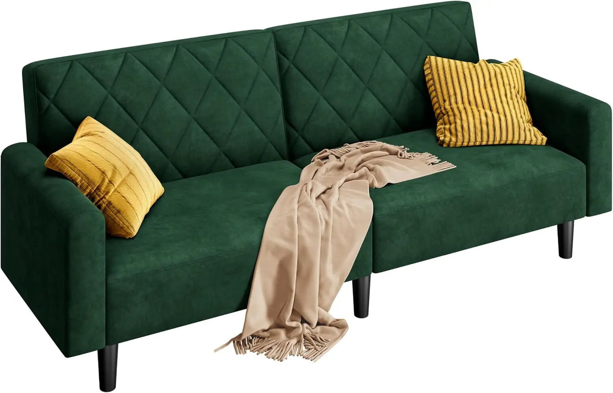 Divano Yaheetech - colore Verde - portatile - 52,5 cm