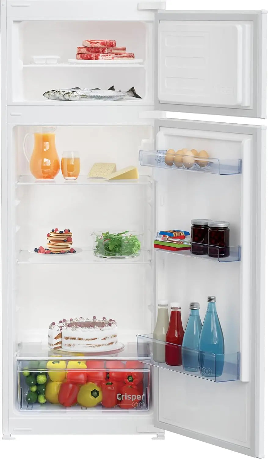Frigorifero Beko BDSA250K4SN b100 - colore Bianco - 220 l, 176 l, 44 l