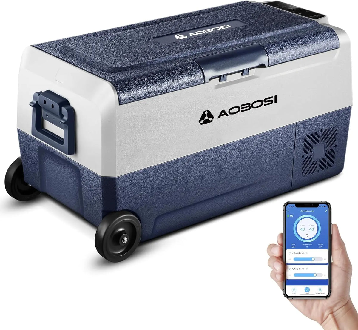 Compressore d'aria AAOBOSI - portatile, con controllo intelligente - 36L