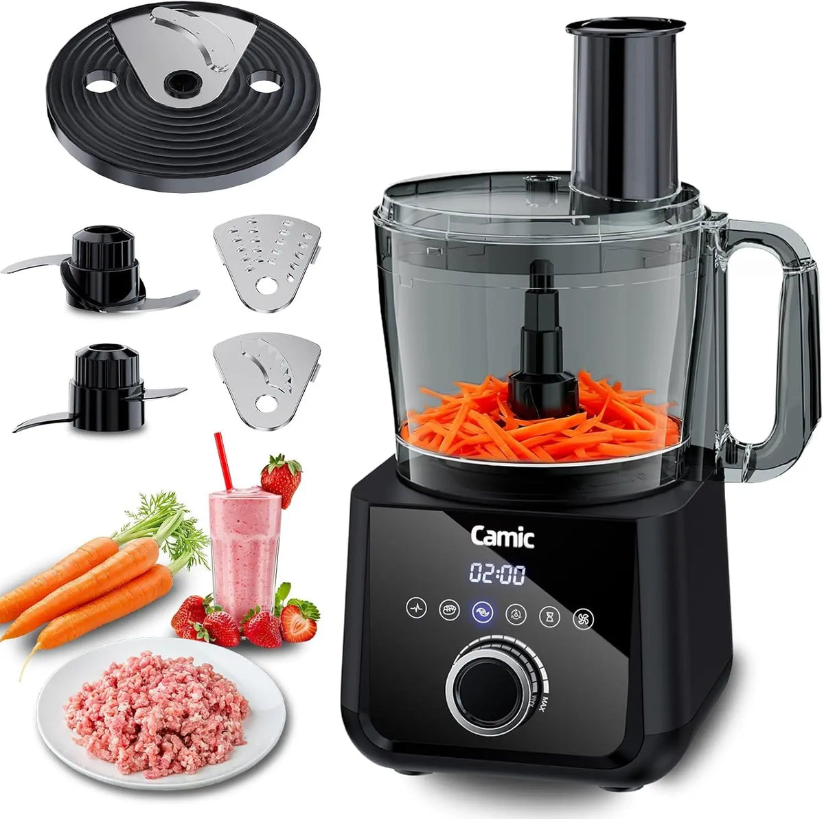 Robot da cucina Camic - multifunzione - 1500 W, 2,5 l
