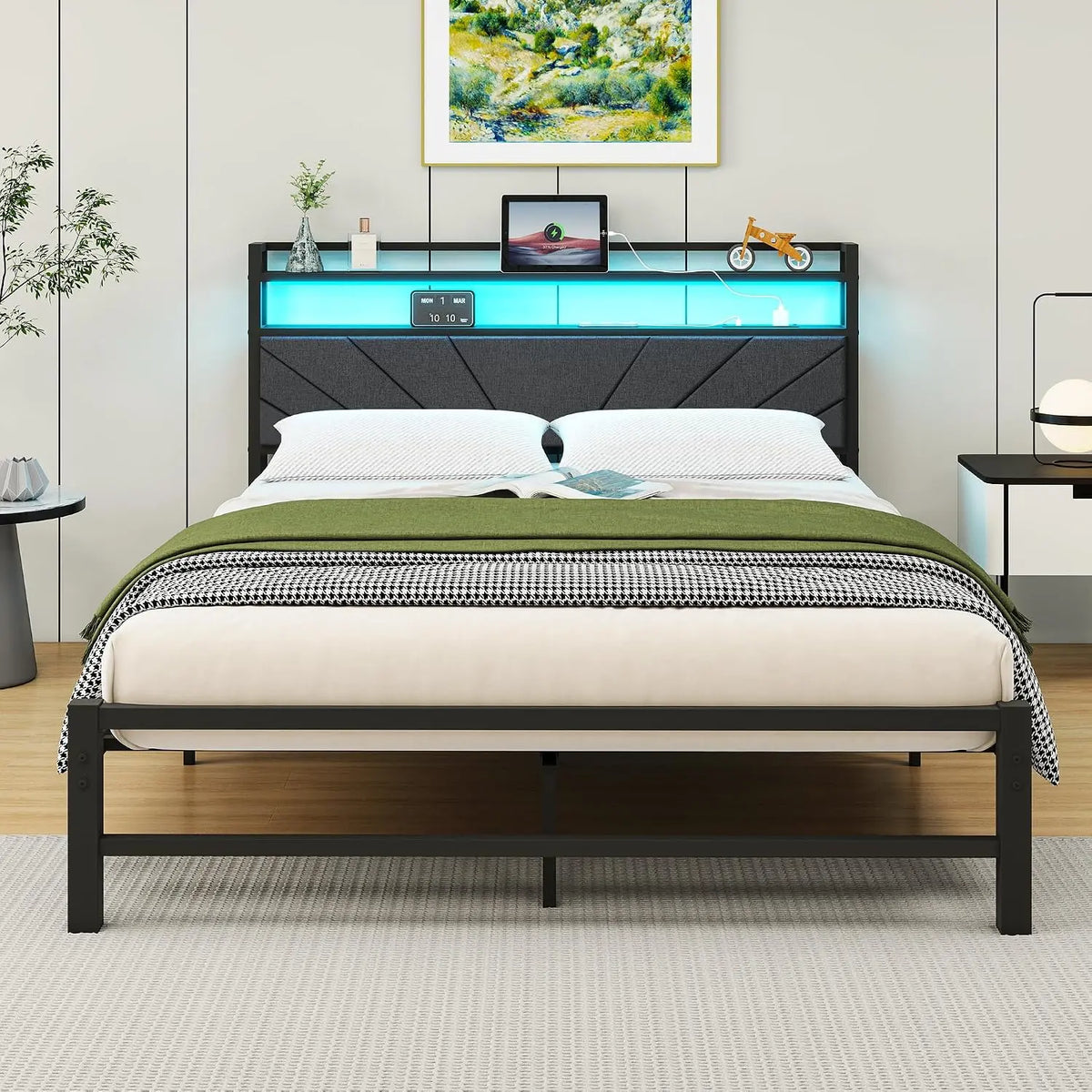 Letto - a LED - 200 cm