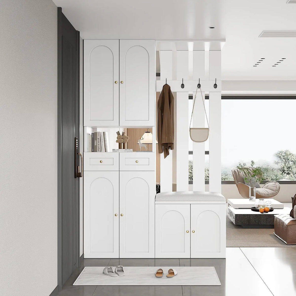 Armadio Moimhear - colore Bianco - 37 cm