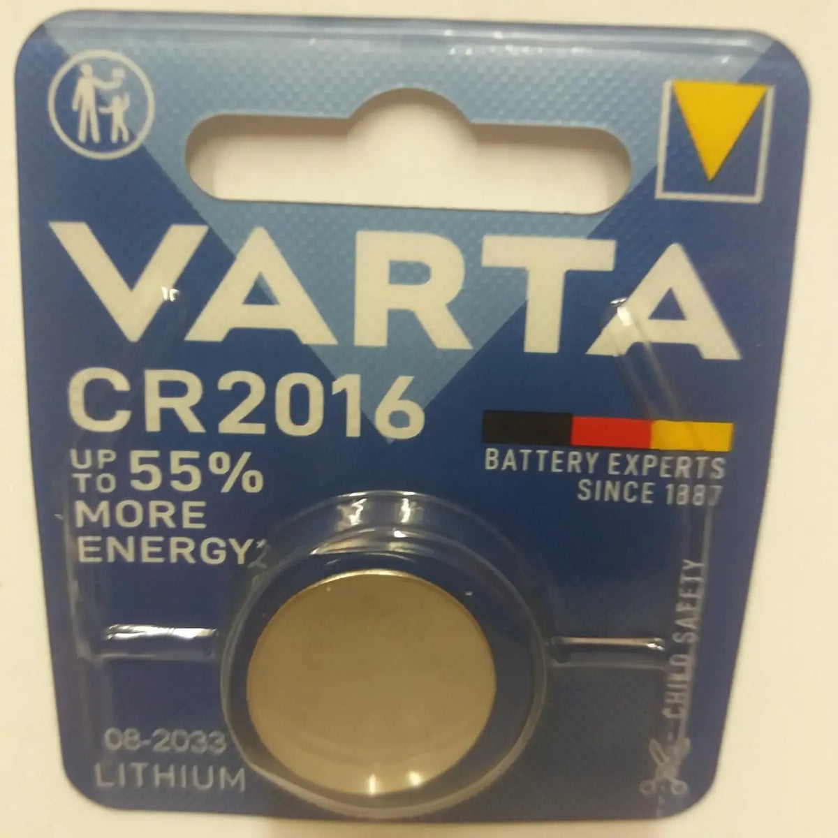 Batteria ricaricabile Tipo - 3V, 1,6 Mm, 20,0 Mm