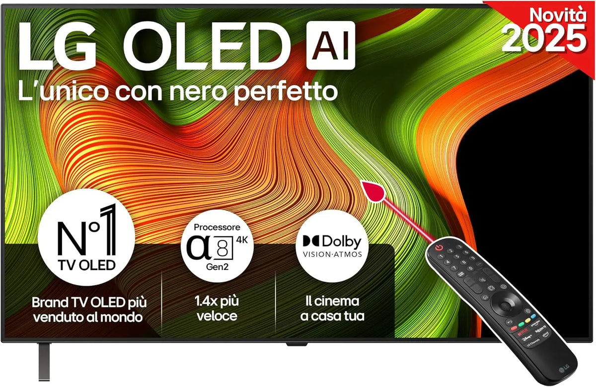 Televisore LG OLED AI - con controllo intelligente - 48 Pollici