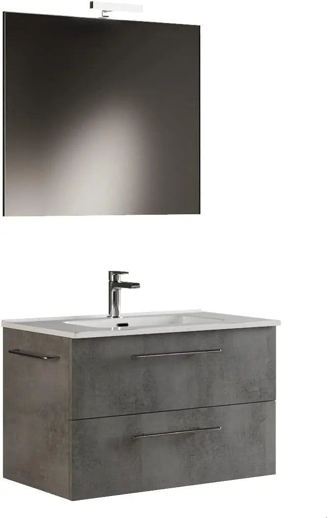 Lampada LED MaMa - colore Grigio - a LED, portatile - 100 CM, 53 CM
