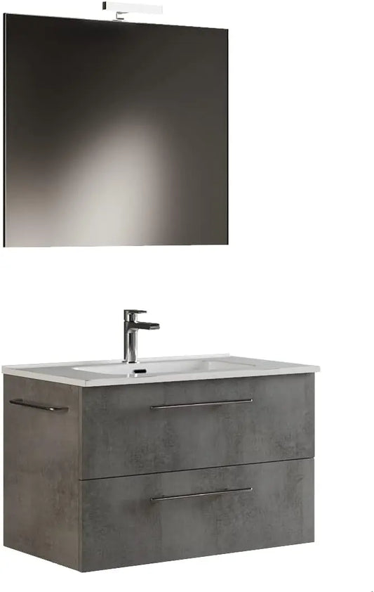 Lampada LED MaMa - colore Grigio - a LED, portatile - 100 CM, 53 CM