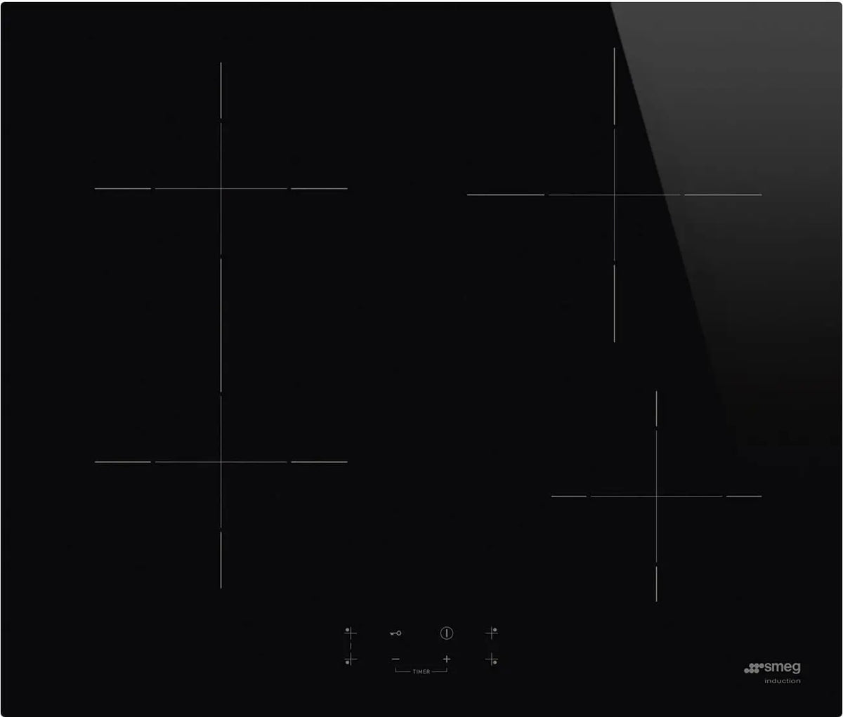 Piano cottura a induzione Smeg SI1B2642D - colore Nero