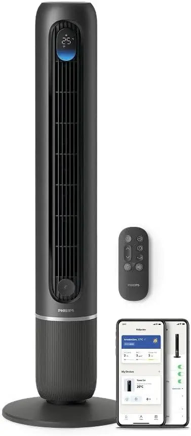 Ventilatore PHILIPS - con Wi-Fi, con timer, con display digitale - 22 dB
