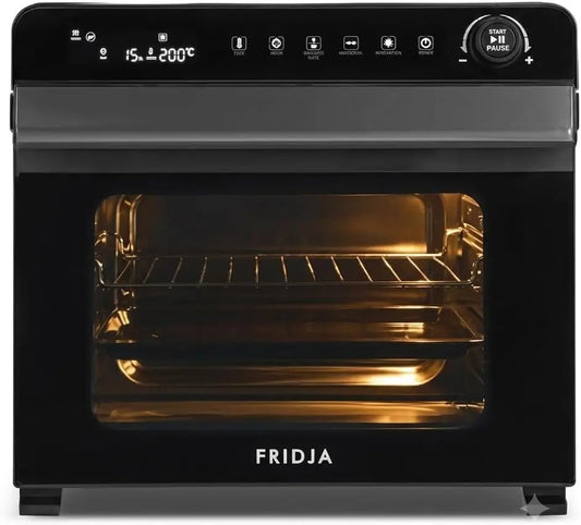 Friggitrice ad aria Fridja F77 - colore Argento - a LED, con controllo intelligente - 30L