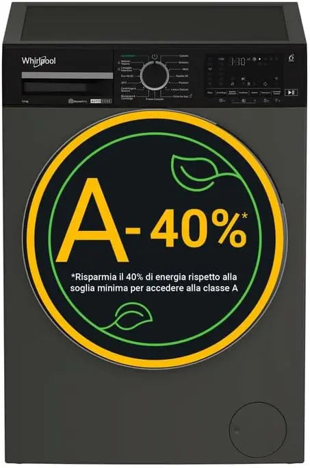 Lavatrice WPM 210G ADS - colore Grigio - con Wi-Fi - 12 Kg