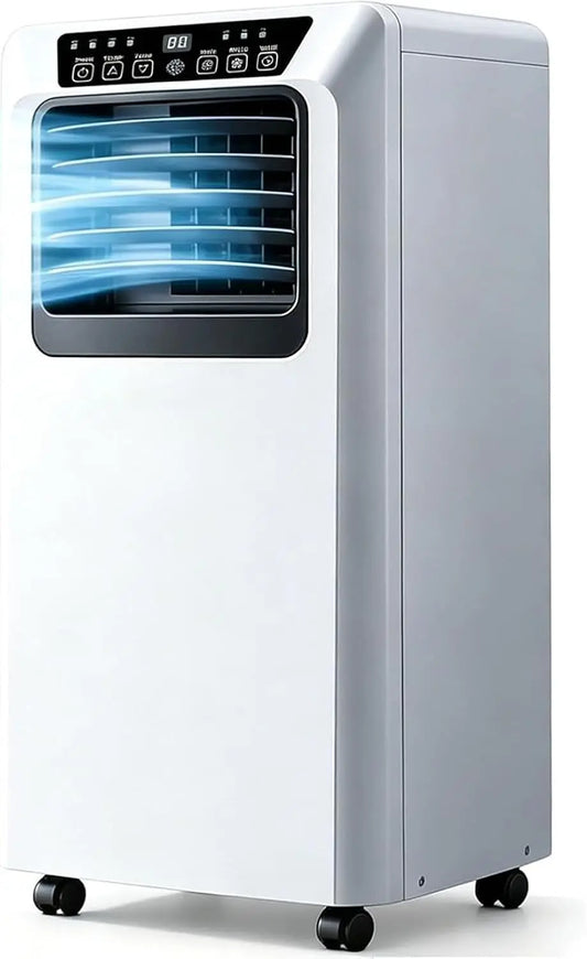 Climatizzatore portatile - colore Nero - con timer, portatile, multifunzione - 9000 BTU