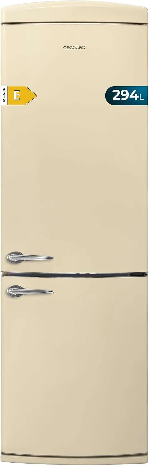 Frigorifero Cecotec - colore Beige - con display digitale - 294L, 2cm