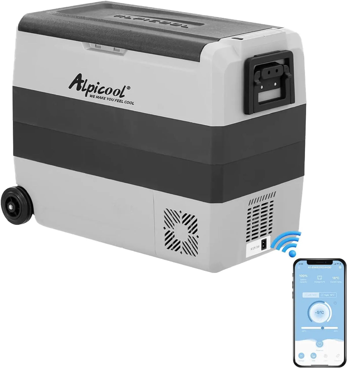 Frigorifero Alpicool - portatile - 12v, 60L