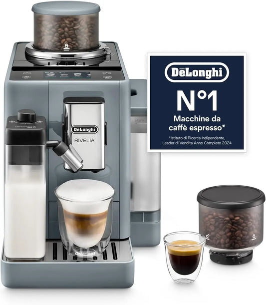 Macchina da caffè De'Longhi - colore Grigio - con display digitale, automatico