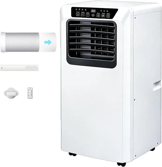 Climatizzatore portatile - con telecomando, con timer, a LED - 7000 BTU