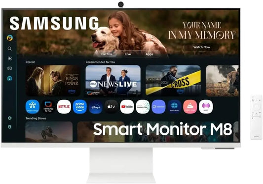 Monitor Samsung - con Wi-Fi, con telecomando, con controllo intelligente