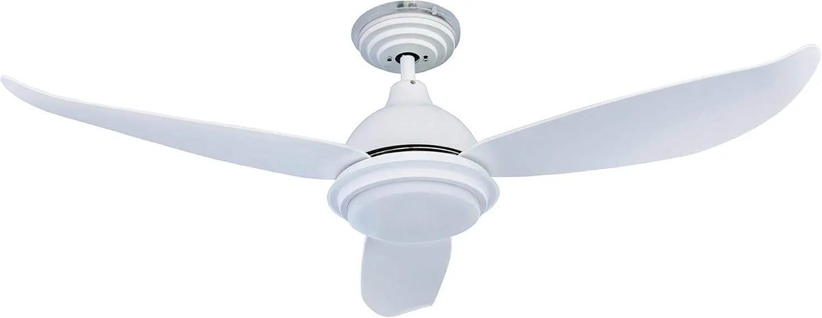 Ventilatore da soffitto Pepeo - colore Bianco - con telecomando, a LED - 122 cm