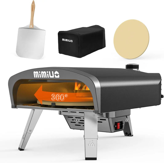 Forno elettrico Mimiuo - colore Nero - portatile, automatico - 33 cm