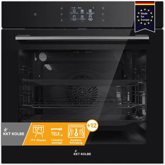 Forno elettrico KKT KOLBE - colore Nero - 60 cm