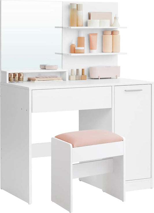 Tavolo VASAGLE KAILYN - colore Bianco - regolabile