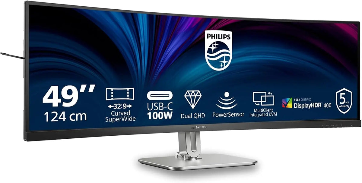 Monitor Philips - colore Nero/Grigio - 49 pollici