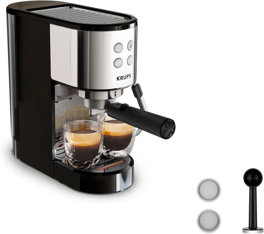 Macchina da caffè Krups - colore Argento - 15 bar