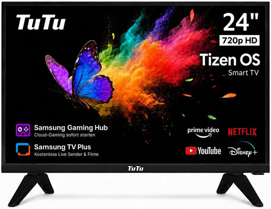 Televisore TuTu TU24Q1H-T8 - con Wi-Fi, con Bluetooth, con controllo intelligente