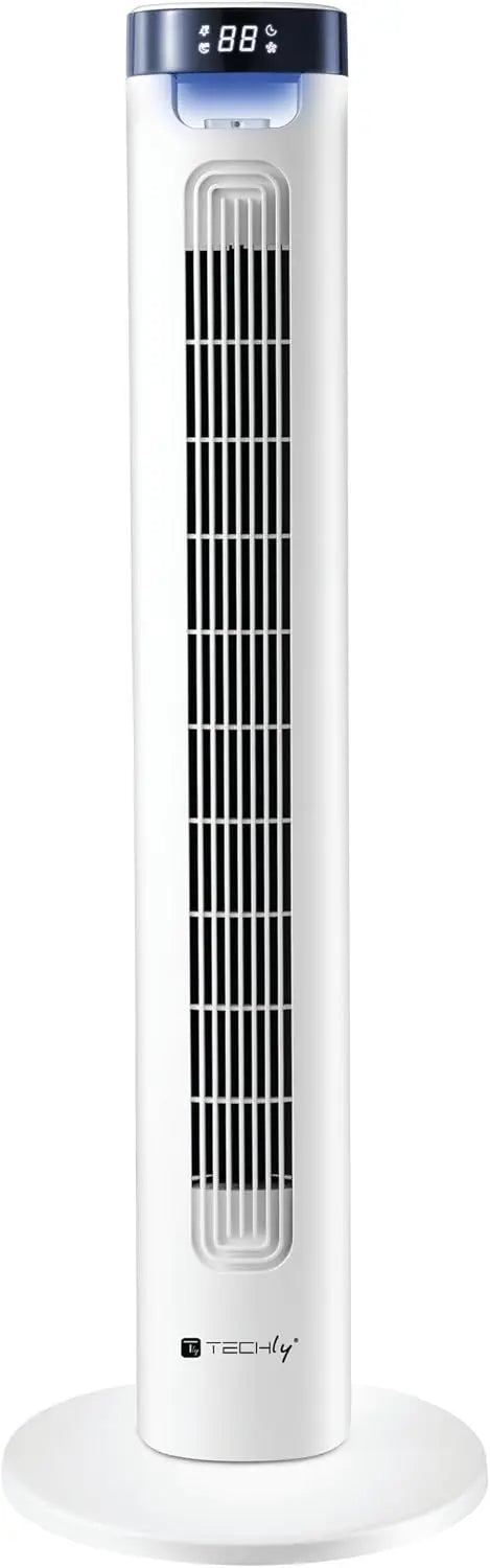 Ventilatore Techly 621659 - colore Bianco - con telecomando, con timer