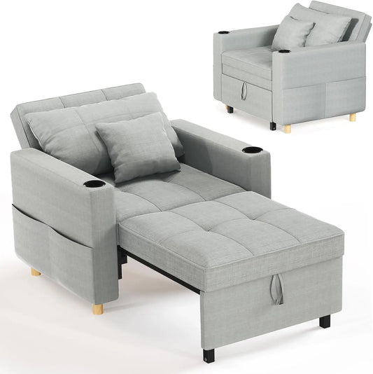 Letto YODOLLA - colore Grigio - 93 cm