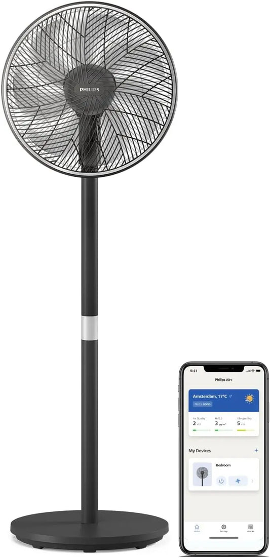 Ventilatore PHILIPS - silenzioso, con controllo intelligente - 19 dB